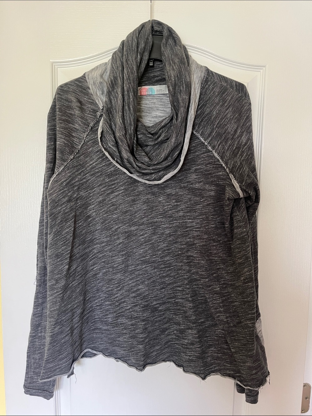 Free People Oversized Beach Cocoon Cowl Neck Pullover